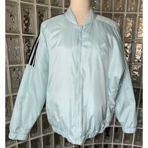 Adidas Peloton Bomber Jacket - halo mint - size Large